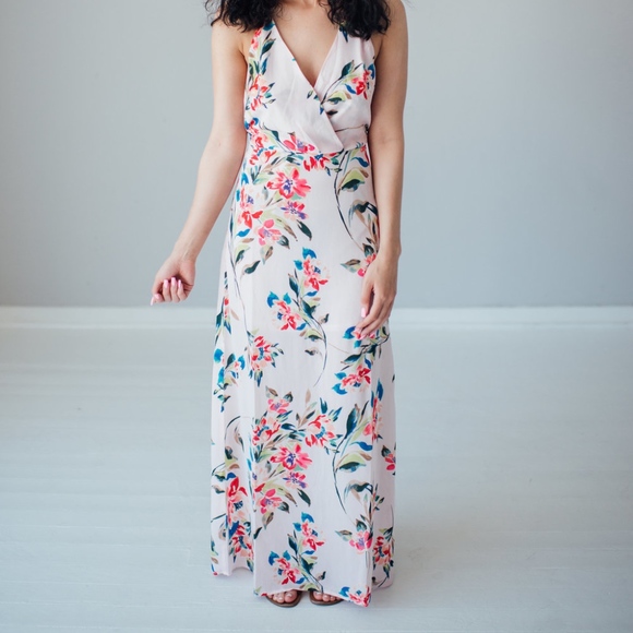 lush floral maxi dress